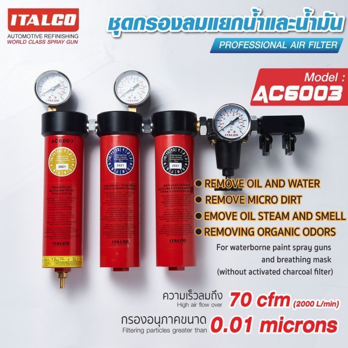 ชุดกรองลม AC-6003 ITALCO