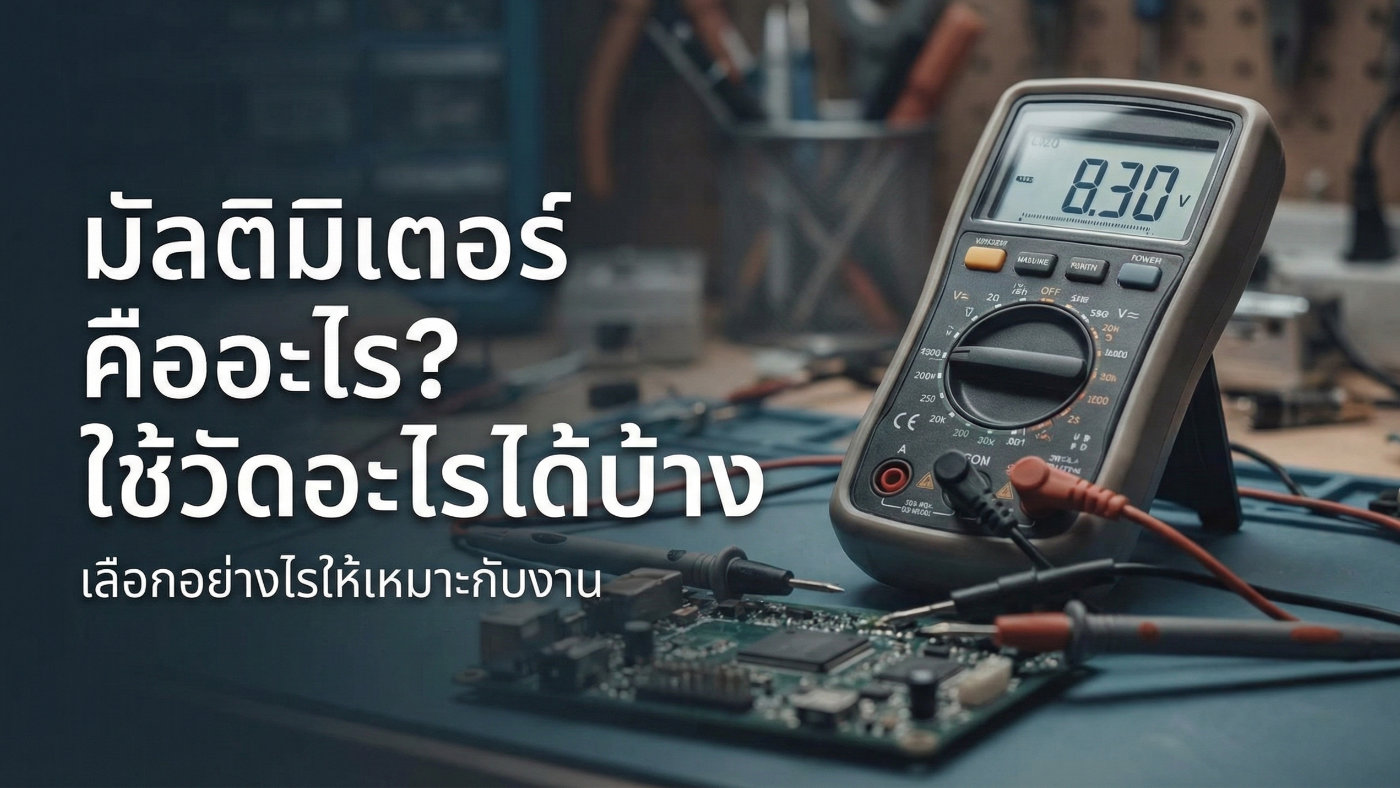 มัลติมิเตอร์ คือ มิเตอร์วัดไฟ